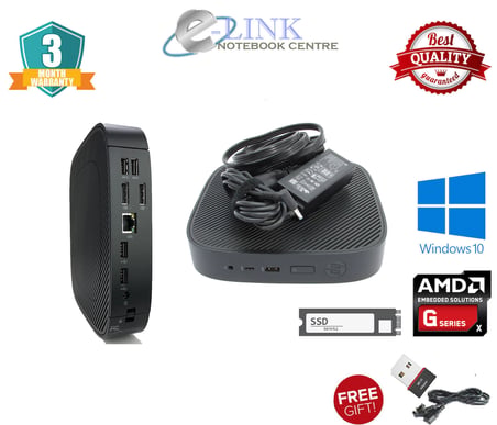 HP T540 THIN CLIENT RYZEN R1305G 4 GB DDR4 16 GB M2 NVME AMD RADEON VGA WİNDOWS İOT SEÇİM THİN CLİENT MİNİ PC (SERVİS ÜRÜNÜ)