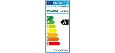 E14 LED Mum Lamba 5W Sarı Işık Sylvania x 1 adet
