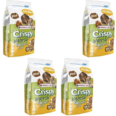 Versele Laga Crispy Hamster Yemi 400 Gr X 4 Adet