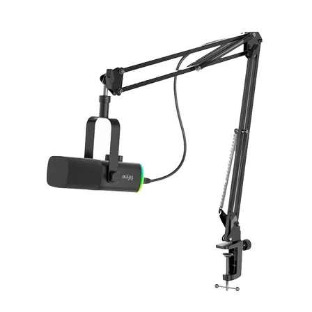 Fifine Ampligame AM8T XLR/USB RGB Dinamik Mikrofon Seti