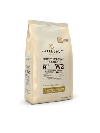 Callebaut W2 Beyaz Pul Çi̇Kolata – 10 Kg
