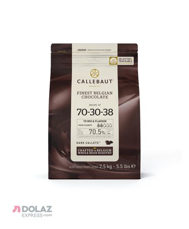 Callebaut 70/30/38 Bitter Damla Kuvertur Çikolata 2,5 Kg