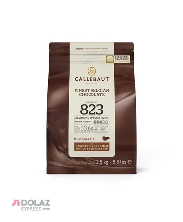 Callebaut 823 Sütlü Damla Kuvertur Çikolata 2,5 Kg