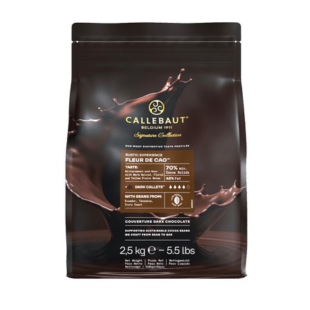 Callebaut Signature Collection Rustic Fleur de Cao Bitter Çikolata 2,5 kg