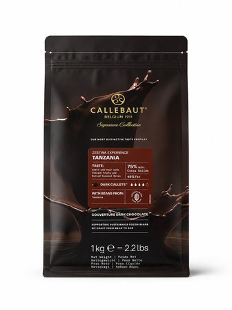 Callebaut Bitter Çikolata Zestina Tanzania %75 1 KG
