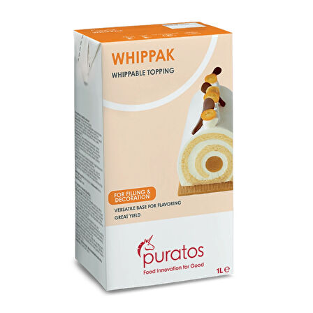 PURATOS whippak  şekerli sıvı şanti 1 lt.