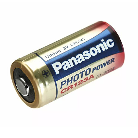 Panasonic CR123AL/1B 3 Volt Lityum CR123 Tekli Fotoğraf Makinesi Pili