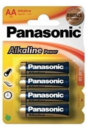 Panasonic Alkalin Power Kalem Pil AA 4 Adet