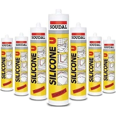 Soudal Şeffaf Silikon 280 gr 30 Adet Hr 1757