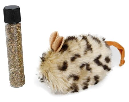 Karlie Kedi Otlu Peluş Fare 10x4x4 Cm