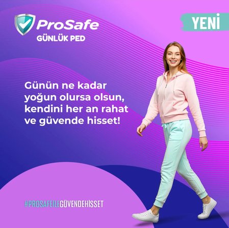 Prosafe Günlük Ped Uzun 22 Adet