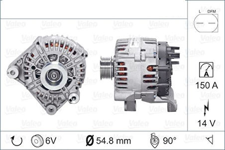 ALTERNATOR SARJ DINAMOSU 12V 150A BMW M47 M57 E46 E83 E53