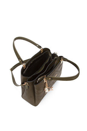 Kadın Butterfly El Ve Omuz Çantası Kol Çantası Charm Detaylı