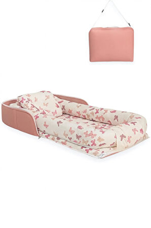 Kelebek Lüx Taşınabilir Çantalı Bebek Yuvası-Yatağı Babynest , Seyahatte, Araçta, Otelde…