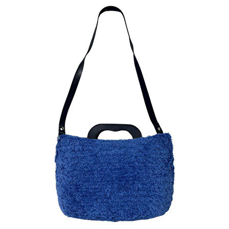 Uretti - Öznur 7392 0744 El Örgüsü Puffy İp Kadın Omuz Çantası / 22 cm x 39 cm