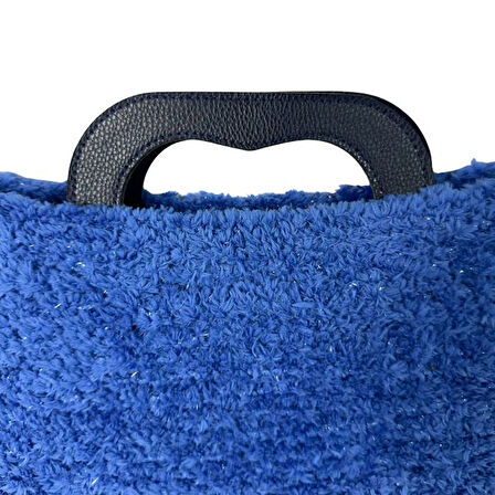 Uretti - Öznur 7392 0744 El Örgüsü Puffy İp Kadın Omuz Çantası / 22 cm x 39 cm