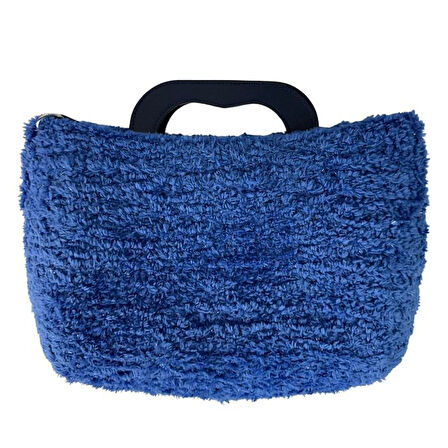 Uretti - Öznur 7392 0744 El Örgüsü Puffy İp Kadın Omuz Çantası / 22 cm x 39 cm