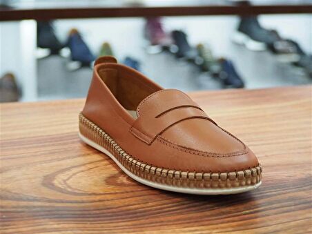 TABA HAKİKİ DERİ KADIN LOAFER AYAKKABI