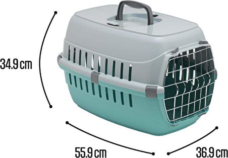 Moderna Roadrunner Mavi No :2 Kedi Köpek Taşima Kabı Ölçü :  U 55,9 x G 36,9 x Y 34,9 cm