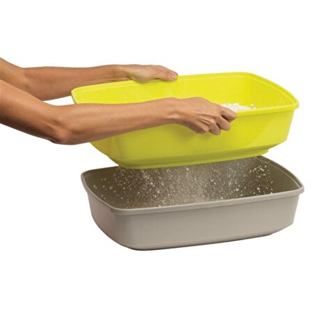 Moderna Elekli Kedi Kum Kabı Jumbo 43x57x27 cm