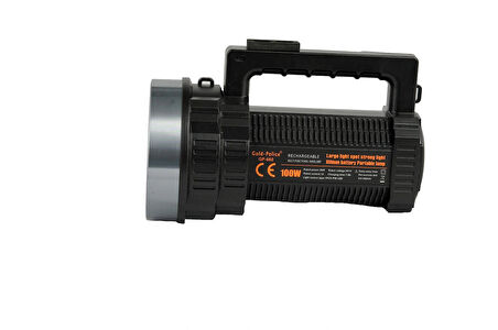GP-660 Şarjlı El Feneri Projektör 100 Watt 5000 Metre Menzilli