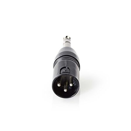 XLR Erkek - 6,35 mm Erkek Çivi Adaptör