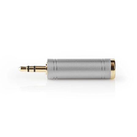 3.5 mm Erkek - 6.35 mm Dişi Stereo Altın Kaplama Çevirici Adaptör