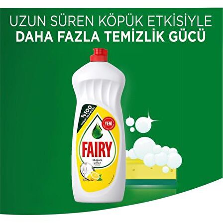 Fairy Limonlu Sıvı Elde Yıkama Deterjanı 4 x 650 ml 