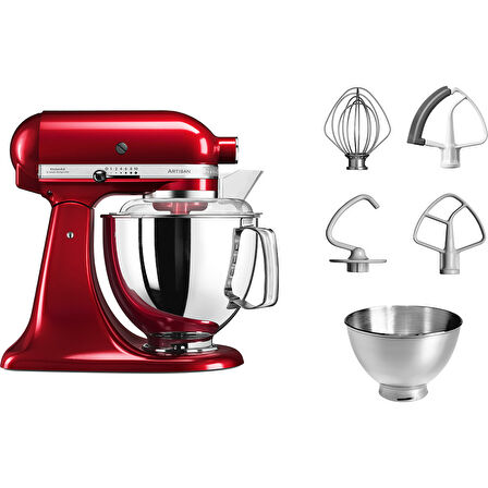 Kitchenaid Artisan 4,8 L Stand Mikser 5KSM175PS Candy Apple-ECA  