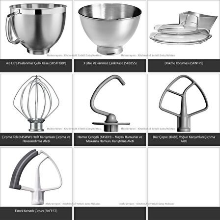 KitchenAid Artisan 5KSM175PSEMS Medallion Silver 4.8L Stand Mikser