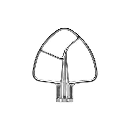 KitchenAid 4,3 L Ve 4,8 L Stand Mikser Için Paslanmaz Çelik Düz Çırpıcı - 5KSM5THFBSS