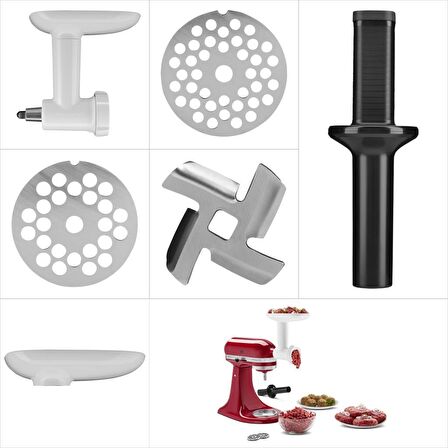 KitchenAid 5KSMFGA Kıyma Çekme ve Gıda Öğütme Aksesuarı