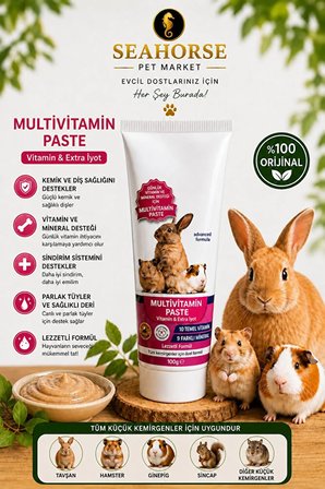 Tavşan Talaşı 10’lu Ekonomik Paket + Kemirgen Multivitamin Pastası | %15 Set