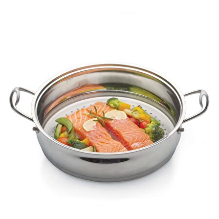 Berghoff Zeno Paslanmaz Çelik Buharda Pişirici Süzgeç 28cm - 1103280