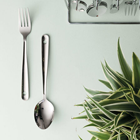 Berghoff Essentials 18/10 Paslanmaz Çelik Alteo 25 Parça Çatal Kaşık Bıçak Seti 6 Kişilik