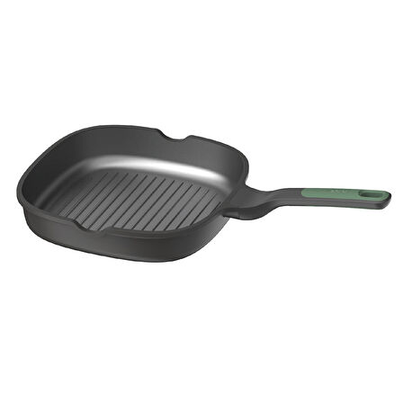 Berghoff Leo-Green Cast Alüminyum Grill Tava 26 cm