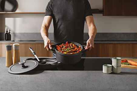 Berghoff Graphite Döküm Demir Tencere 26 cm