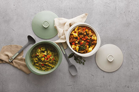 Berghoff Balance Seramik Kapaklı Fırın Kabı 2,4 L - 3950511