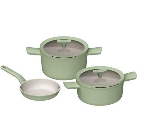 Berghoff Leo Balance 5 Parça Tencere Seti Sage