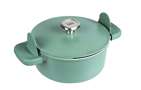 Berghoff Leo Phantom Kapakli Yapişmaz Tencere 24 Cm Forest Green