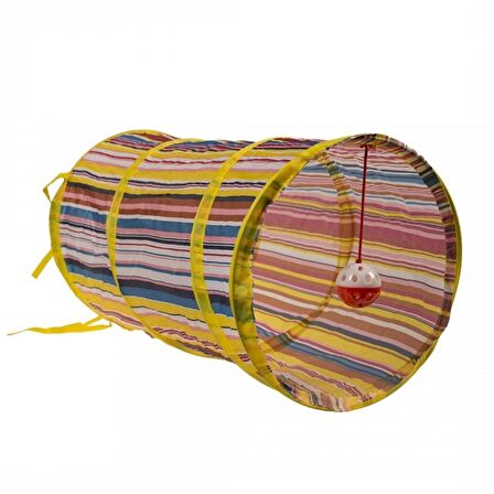 Duvo+ Play Tunnel Yellow Kedi Tüneli 55 Cm