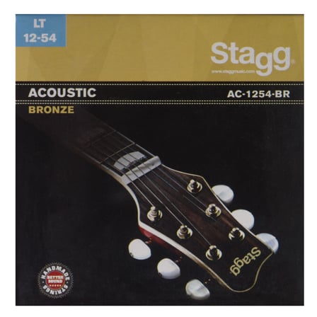 STAGG AC-1254-BR AKUSTİK GİTAR TELİ 12-54 BRONZ LIGHT