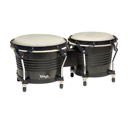 STAGG 7,5'' VE 6,5'' SİYAH AHŞAP BONGOLAR BW-200 BK