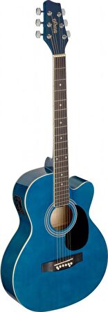 STAGG ELEKTRO AKUSTİK GİTAR SA20ACE-BLUE