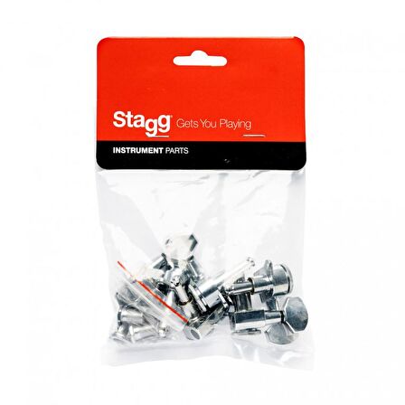 ELEKTRO GİTAR İÇİN 6X1 YÖN KİLİTLİ BURGU TAKIMI STAGG SP MHEL DX6X1CH