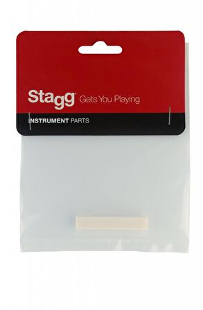 AKUSTİK GİTAR İÇİN ÜST KEMİK EŞİK (KESİLMEMİŞ) STAGG SP NTWS BONE12