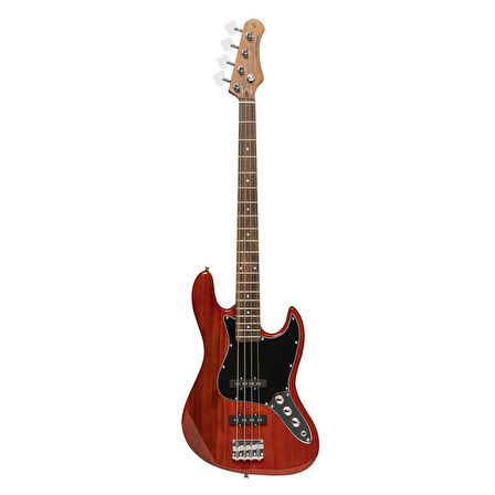 STAGG 4 TELLİ BASS GİTAR KIRMIZI SBJ-30STF RED