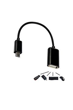 Micro Usb To Otg Kablo Sony Samsung Lg Htc Tablet Dönüştürücü Adaptör