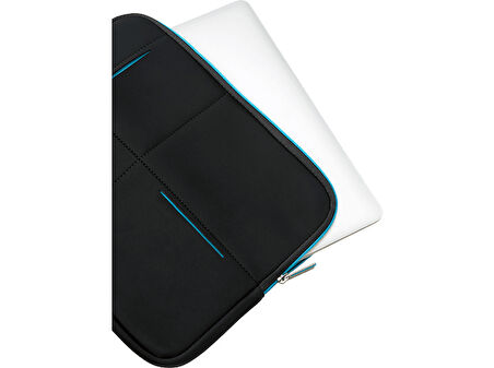 SAMSONITE U37-09-005 13.3" Airglow Notebook Kılıfı Siyah/Mavi