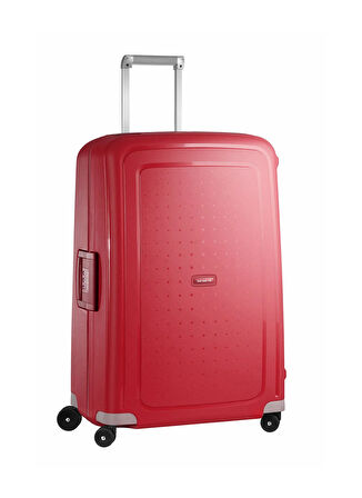 Samsonite Kırmızı Çekçekli Sert Valiz S'CURE-SPINNER 75/28